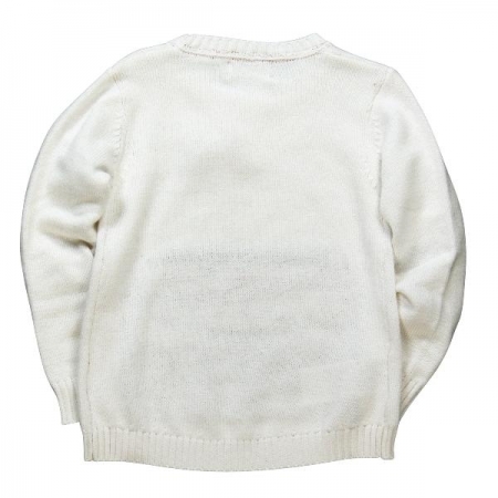 Svetr Bóboli bílý s medvědem