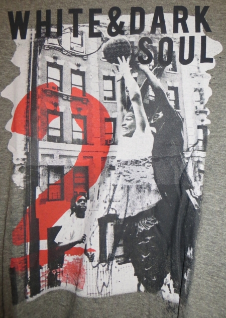 Set triček s dlouhým rukávem Losan šedé a červené s potiskem Manhattan